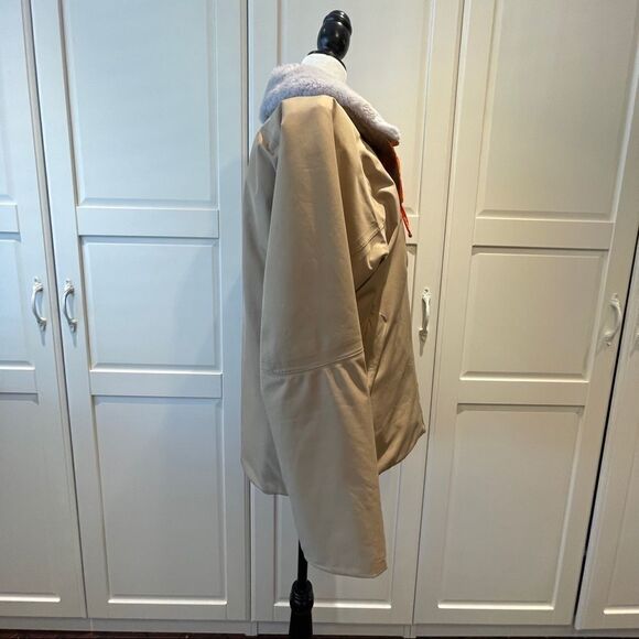 Rossignol JC De Castelbajac Women's Size M Ski Jacket Tan Mock Neck Pockets - Picture 5 of 16